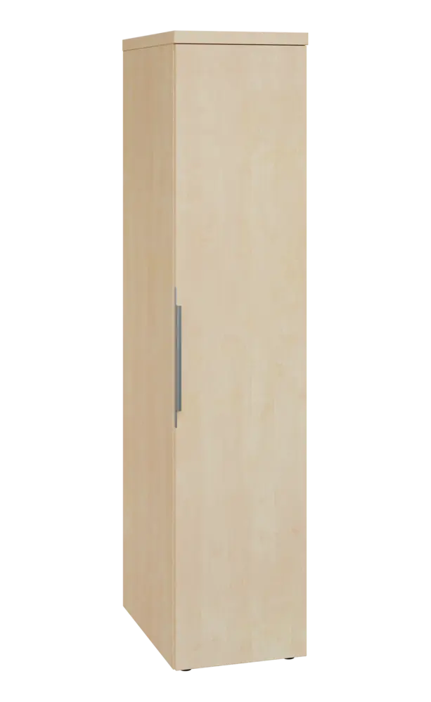 SIST 5 - 42 šatní skříň, 1-dveřová, tyč, pravá, 1820x400x600, bříza světlá